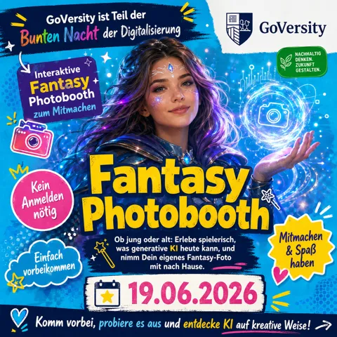 Fantasy Photobooth bei der Bunten Nacht der Digitalisierung in Karlsruhe