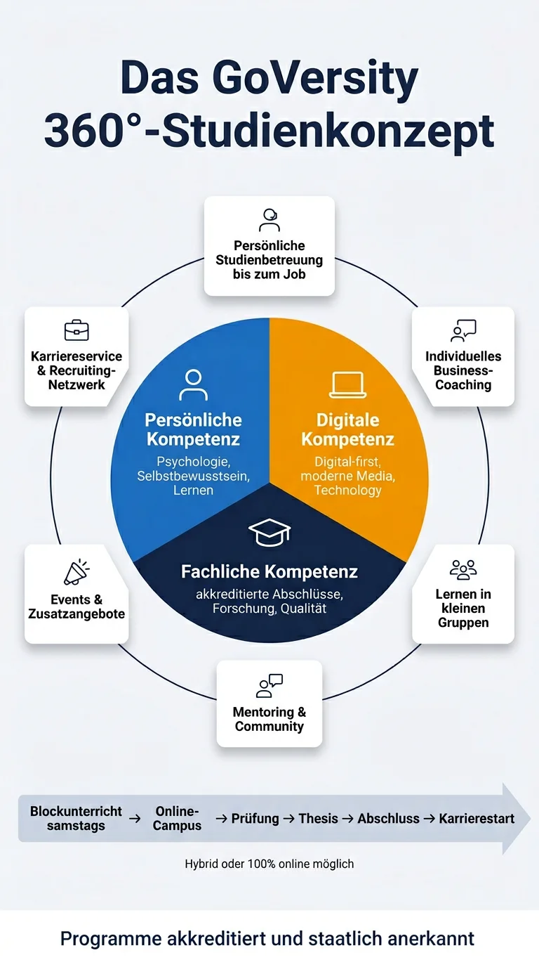GoVersity 360°-Studienkonzept Infografik